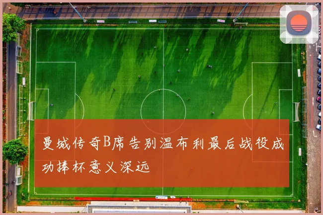 曼城传奇B席告别温布利最后战役成功捧杯意义深远